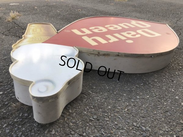 画像12: Vintage Large Dairy Queen Lighted Cone Logo Sign (T565)