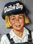 画像7: Vintage Dutch Boy Paint Store Display Life Size Cardboard Sign (T566)