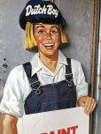 画像4: Vintage Dutch Boy Paint Store Display Life Size Cardboard Sign (T566)