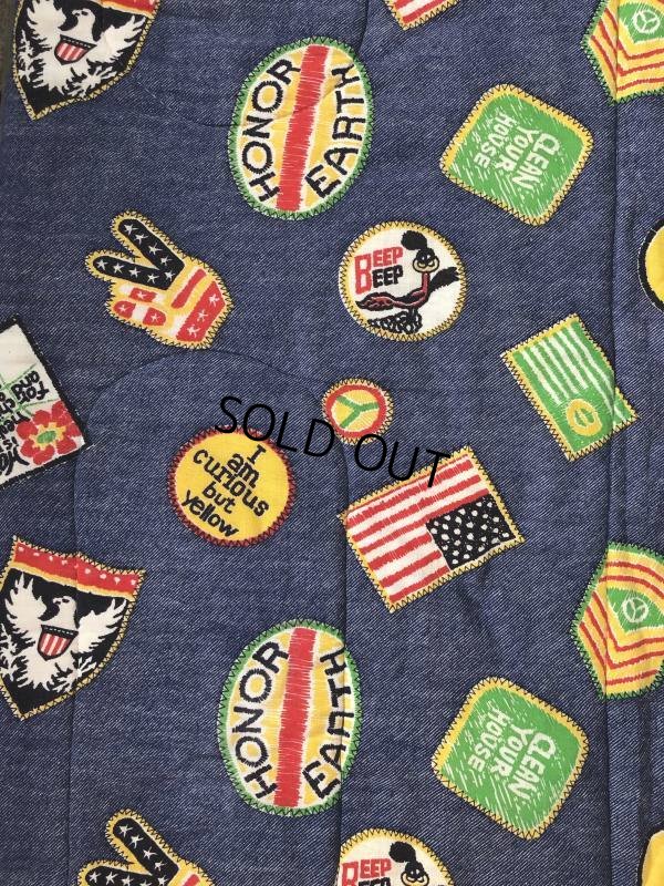 画像12: Vintage Smiley Face Hippie Sleeping Bag nice color (T567)