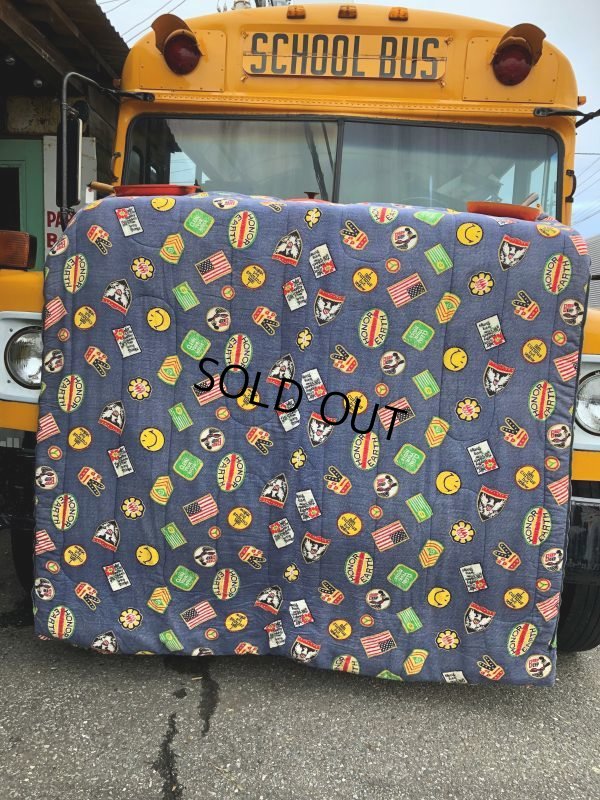 画像15: Vintage Smiley Face Hippie Sleeping Bag nice color (T567)