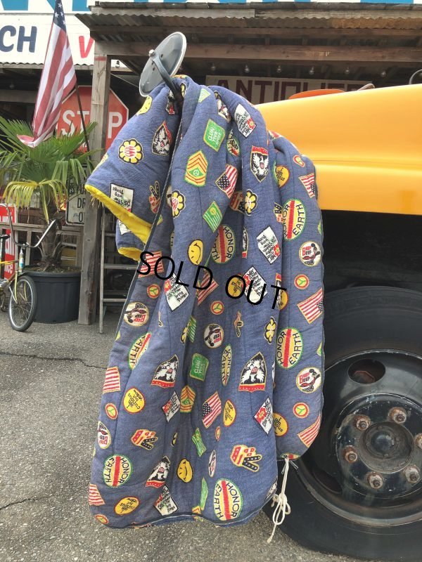 画像17: Vintage Smiley Face Hippie Sleeping Bag nice color (T567)