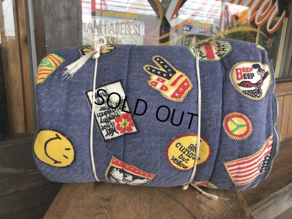 画像5: Vintage Smiley Face Hippie Sleeping Bag nice color (T567)