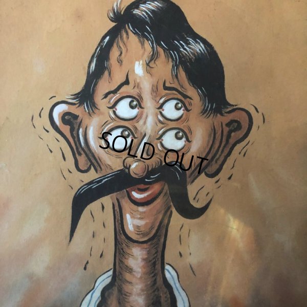 画像8: Vintage Drunkenman Double Vision Four Eyes 4 Eyed ART w/frame (T568)