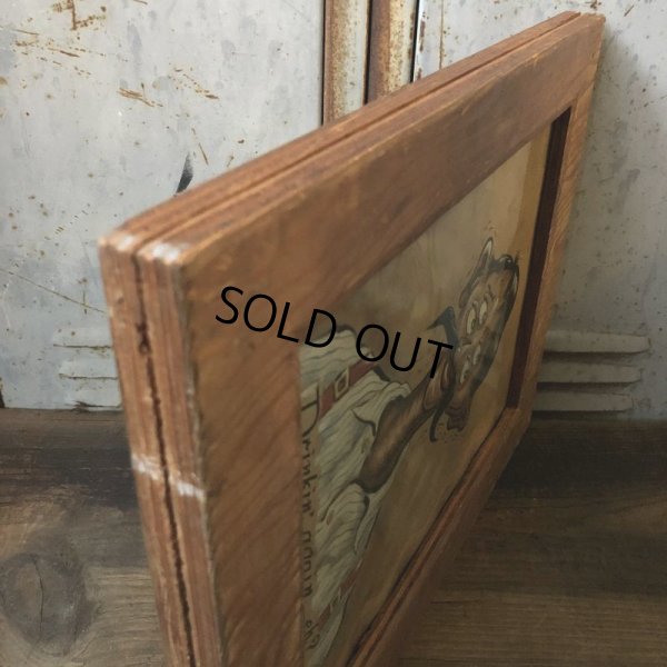 画像3: Vintage Drunkenman Double Vision Four Eyes 4 Eyed ART w/frame (T568)