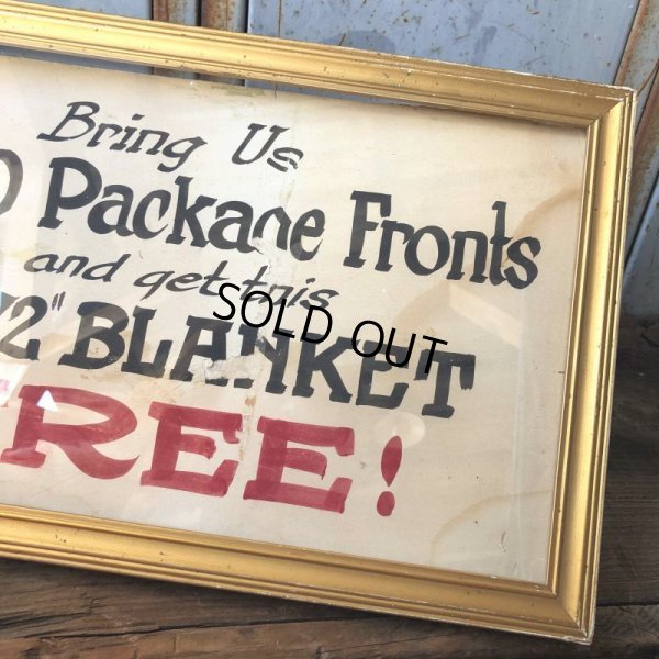 画像5: Vintage Mecca Cigarette Advertising Hand Printed, Framed,Store Sign (T571)