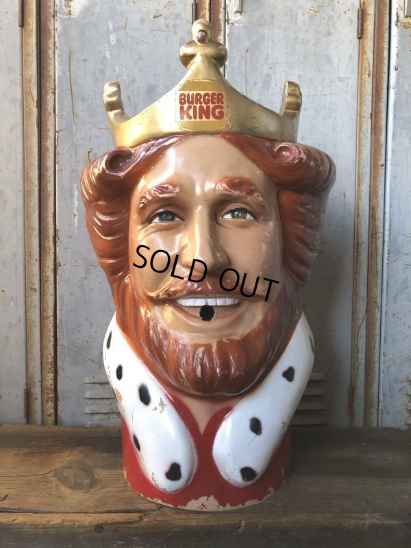 画像2: 70s Vintage Burger King Helium Balloon Tank Head (T570)