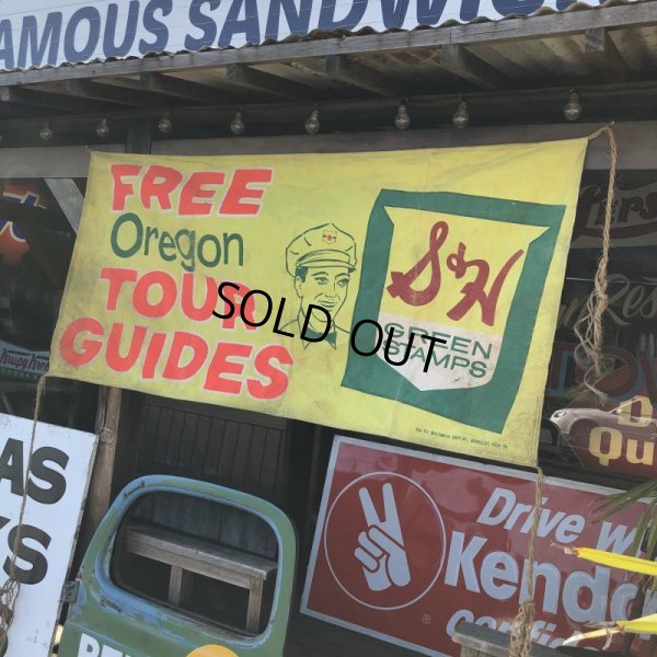 画像7: Vintage Advertising S&H Green Stamps Store Display Banner (T569)