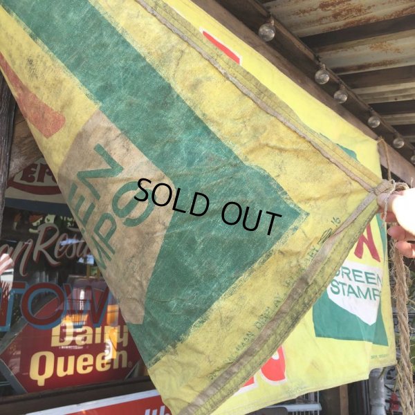 画像9: Vintage Advertising S&H Green Stamps Store Display Banner (T569)