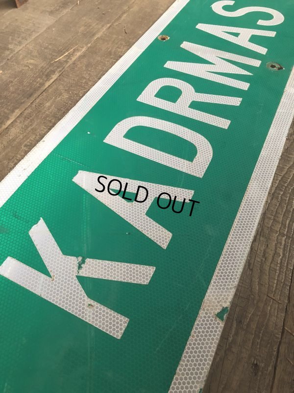 画像4: Vintage Road Sign KADRMAS RD (T573)