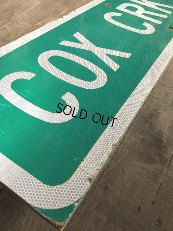 画像3: Vintage Road Sign COX CRK RD (T577)