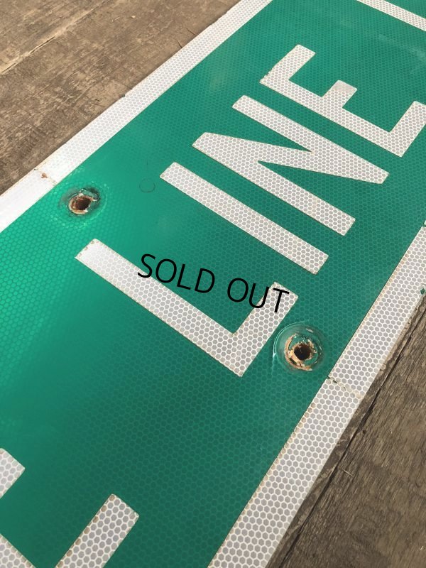 画像4: Vintage Road Sign STATE LINE LN (T578)