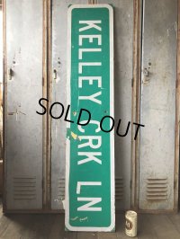 Vintage Road Sign KELLEY CRK LN (T575)