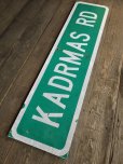 画像9: Vintage Road Sign KADRMAS RD (T573)