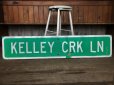 画像7: Vintage Road Sign KELLEY CRK LN (T575)