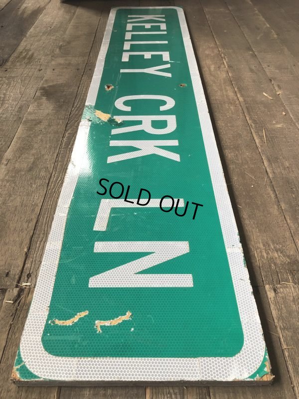 画像5: Vintage Road Sign KELLEY CRK LN (T575)