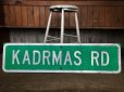 画像7: Vintage Road Sign KADRMAS RD (T572)