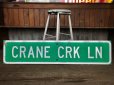 画像7: Vintage Road Sign CRANE CRK LN (T574)