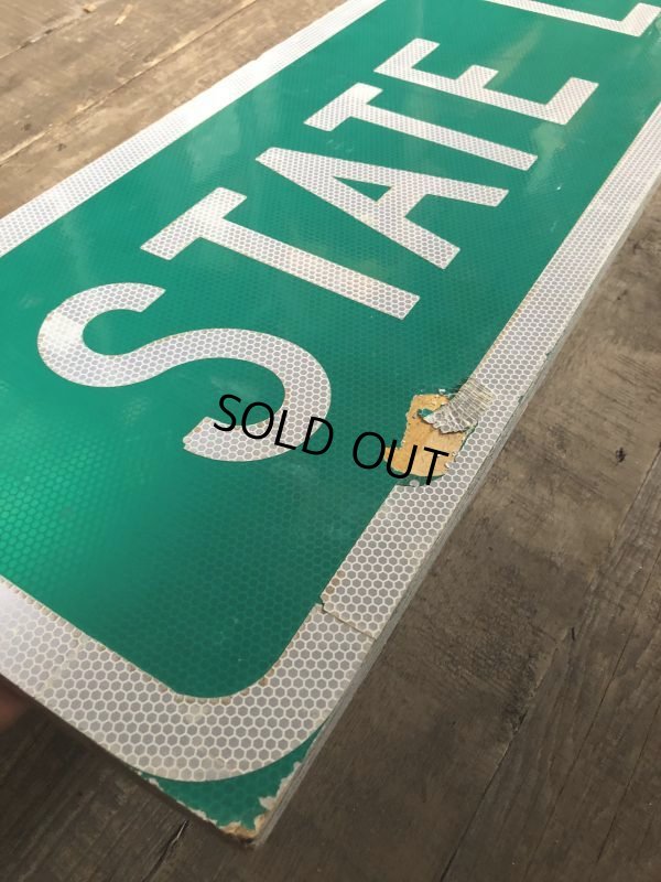 画像3: Vintage Road Sign STATE LINE LN (T578)