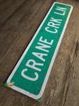 画像8: Vintage Road Sign CRANE CRK LN (T574)