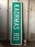 画像1: Vintage Road Sign KADRMAS RD (T572) (1)