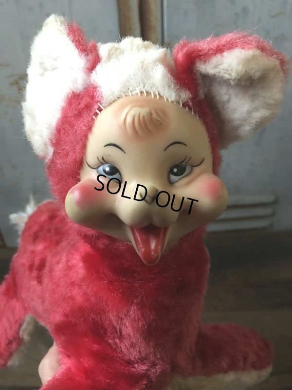 画像10: Vintage Rubber Face Doll Red Fox (T561)