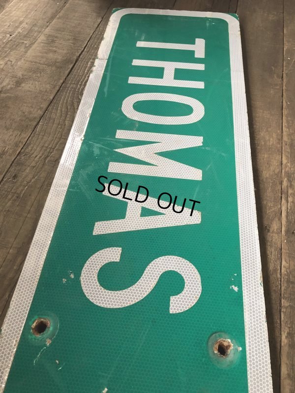 画像5: Vintage Road Sign THOMAS CRK RD (T579)