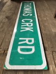 画像4: Vintage Road Sign THOMAS CRK RD (T579)