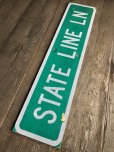 画像8: Vintage Road Sign STATE LINE LN (T578)