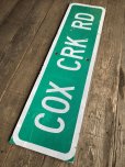 画像8: Vintage Road Sign COX CRK RD (T577)