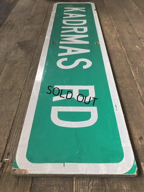 画像6: Vintage Road Sign KADRMAS RD (T573)