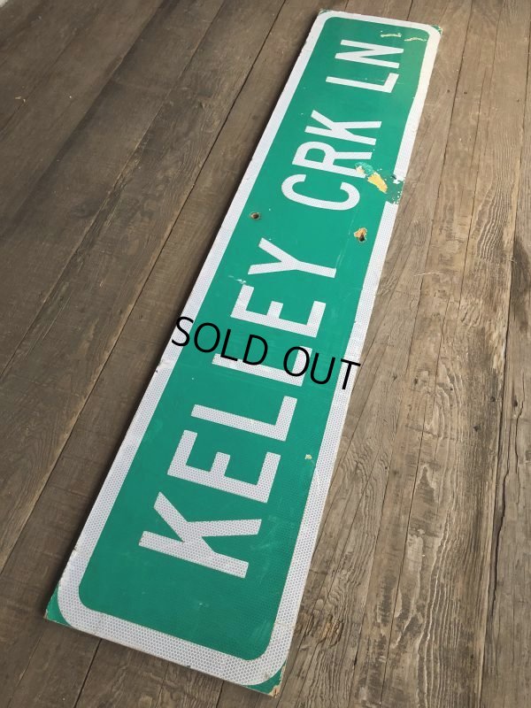 画像8: Vintage Road Sign KELLEY CRK LN (T575)