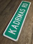 画像8: Vintage Road Sign KADRMAS RD (T572)