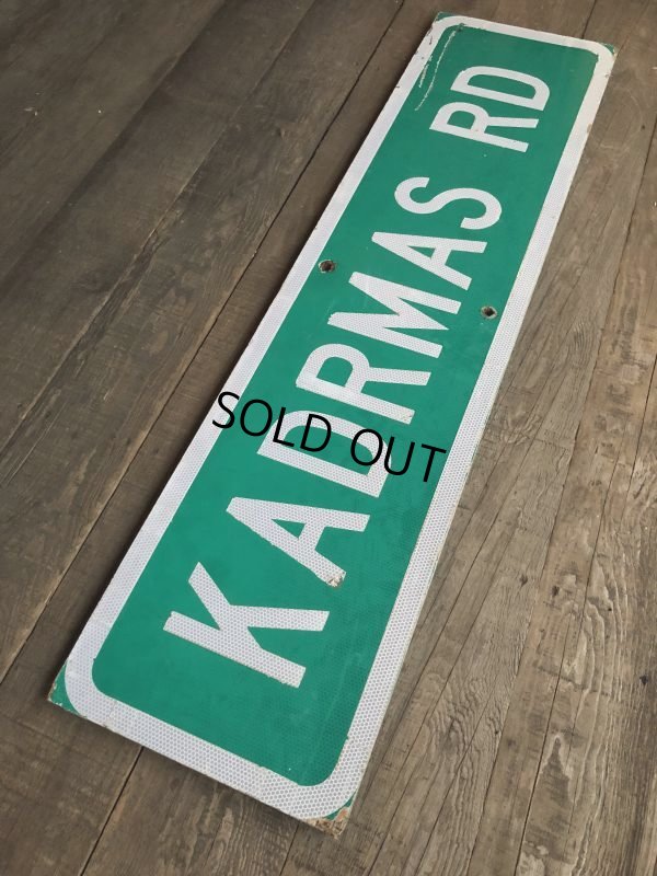 画像8: Vintage Road Sign KADRMAS RD (T572)