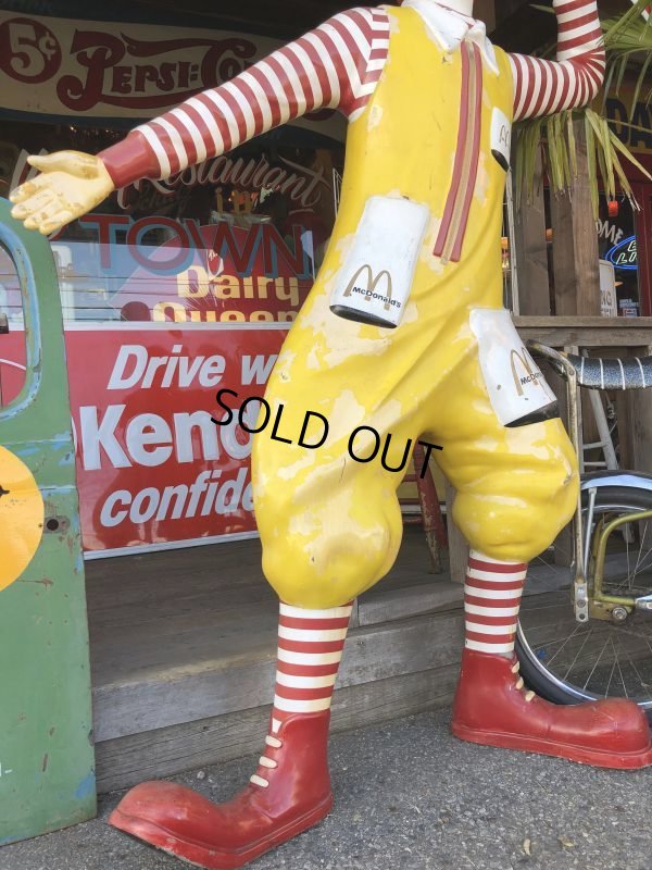 画像9: Vintage Ronald McDonald Store Display Life Size Statue  (T567)