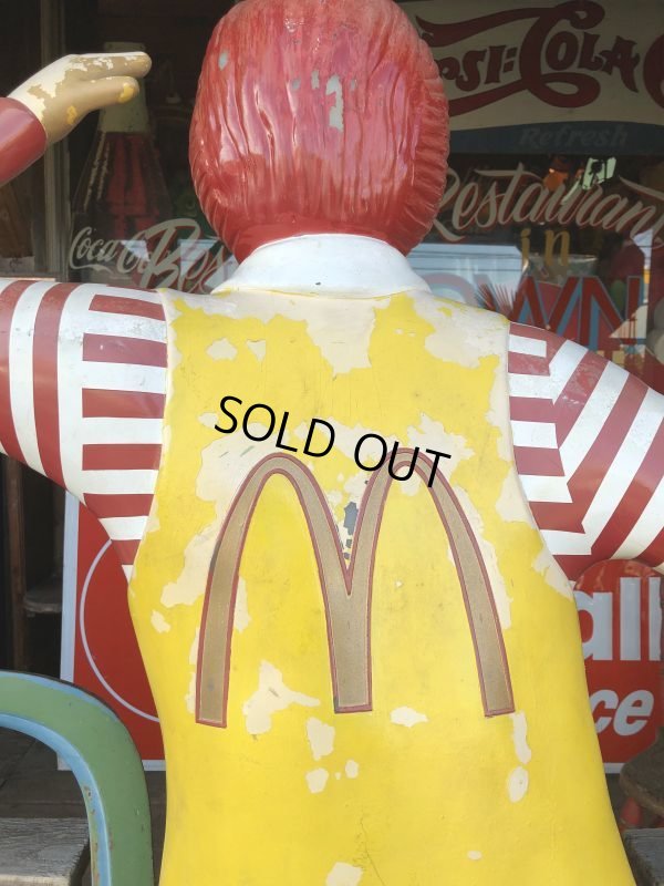 画像15: Vintage Ronald McDonald Store Display Life Size Statue  (T567)