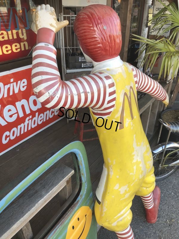 画像13: Vintage Ronald McDonald Store Display Life Size Statue  (T567)