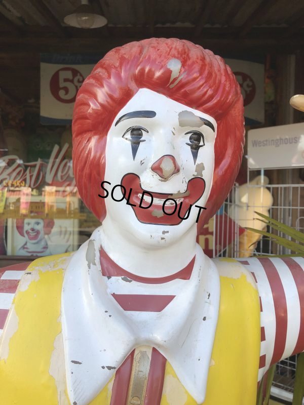 画像6: Vintage Ronald McDonald Store Display Life Size Statue  (T567)