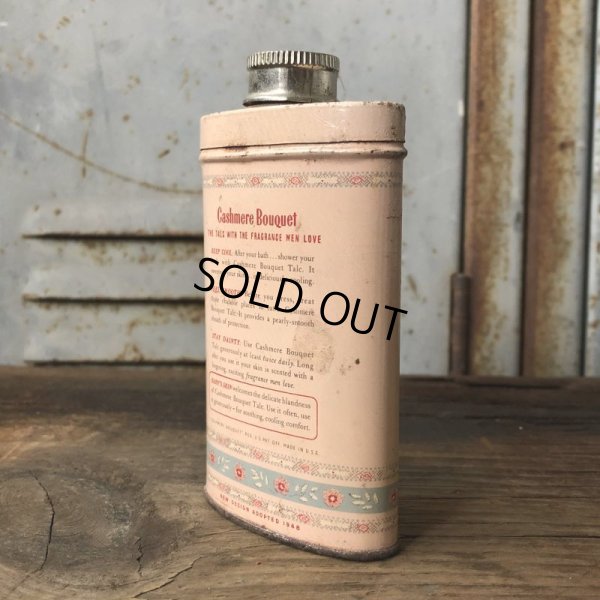 画像6: Vintage Tin 1 1/2oz Can Cashmere Bou Quet TALCUM POWDER(T569)