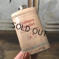 Vintage Tin 1 1/2oz Can Cashmere Bou Quet TALCUM POWDER(T569)