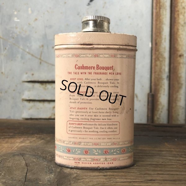 画像5: Vintage Tin 1 1/2oz Can Cashmere Bou Quet TALCUM POWDER(T569)