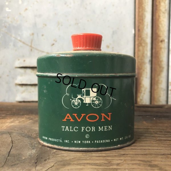 画像3: Vintage Tin 2.6oz Can AVON Talc For Men (T568)