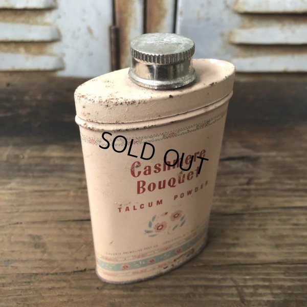 画像2: Vintage Tin 1 1/2oz Can Cashmere Bou Quet TALCUM POWDER(T569)