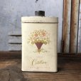 画像1: Vintage Tin 2.75oz Can AVON Cotillon Rerfumed Talc (T570) (1)