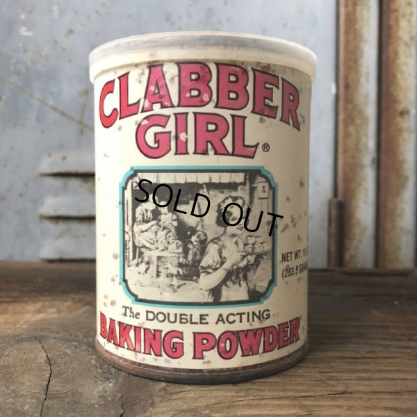 画像3: Vintage 10oz Can Clabber Girl Baking Powder (T571)