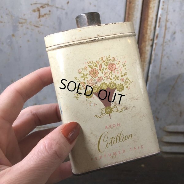 画像7: Vintage Tin 2.75oz Can AVON Cotillon Rerfumed Talc (T570)