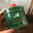 画像1: Vintage Tin 2.6oz Can AVON Talc For Men (T568) (1)