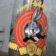 画像7: 1990 Vintage Glass Looney Tunes 50th Happy Birthday Bugs (T534)