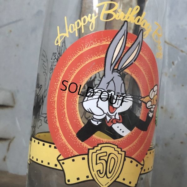 画像7: 1990 Vintage Glass Looney Tunes 50th Happy Birthday Bugs (T534)