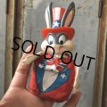 70s Vintage Bugs Bunny Finger Puppet Uncle Sam (T542)